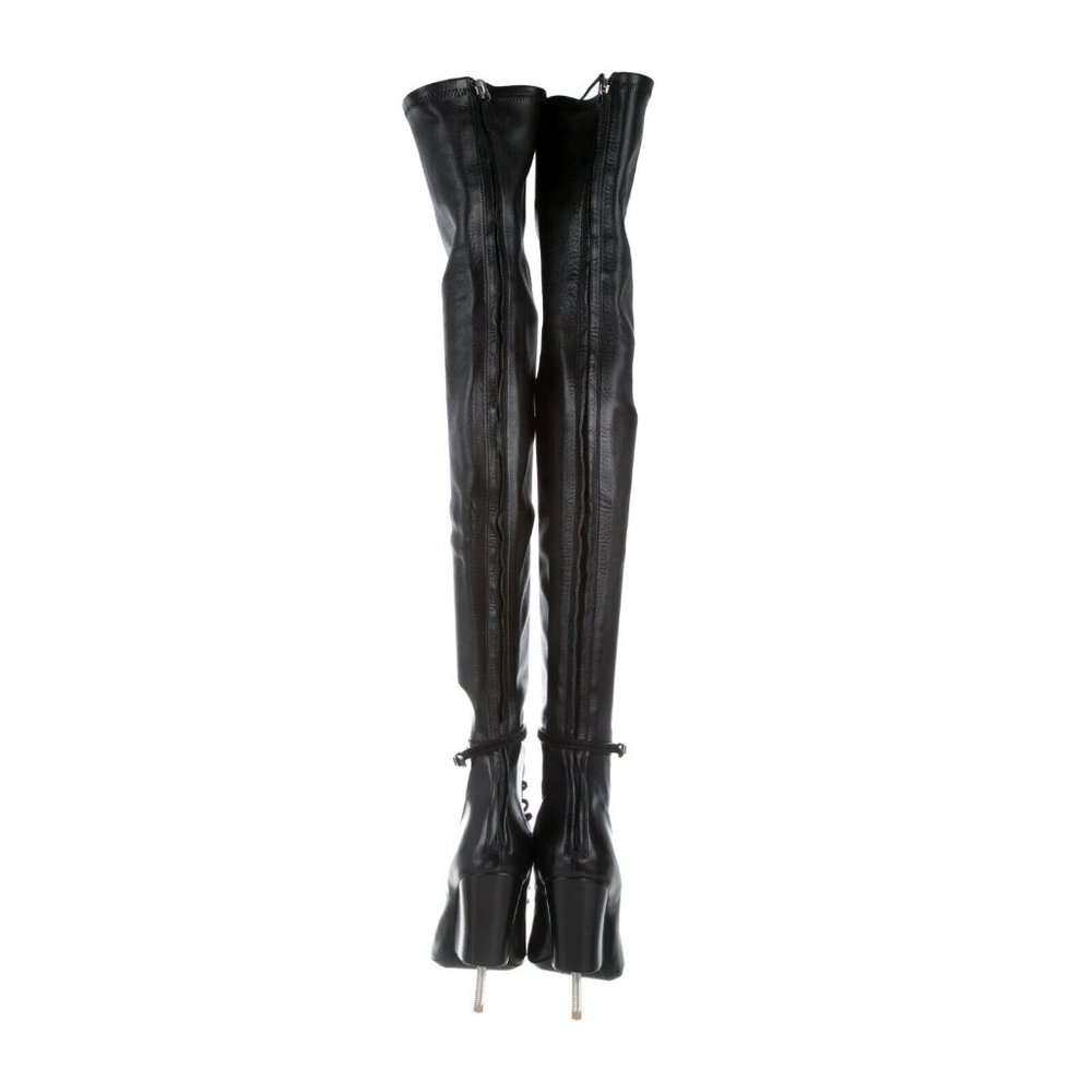GIVENCHY 6.5 Laced Nunka Thigh High Boots Over The Knee OTK 36.5 $4K - Picture 7 of 9